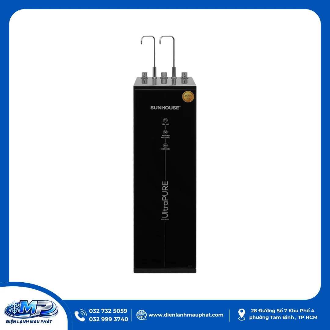 Máy lọc nước RO nóng nguội lạnh Sunhouse SHA76222KL